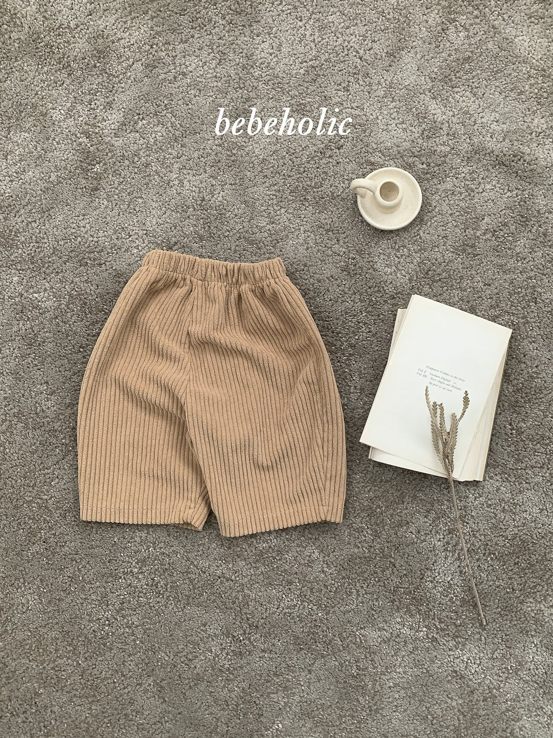 [bebeholic] Patch corduroy pants