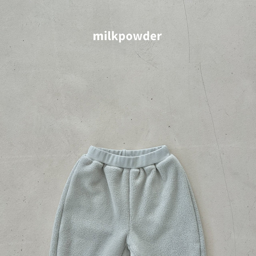 [milk powder] Warm fleece pants
