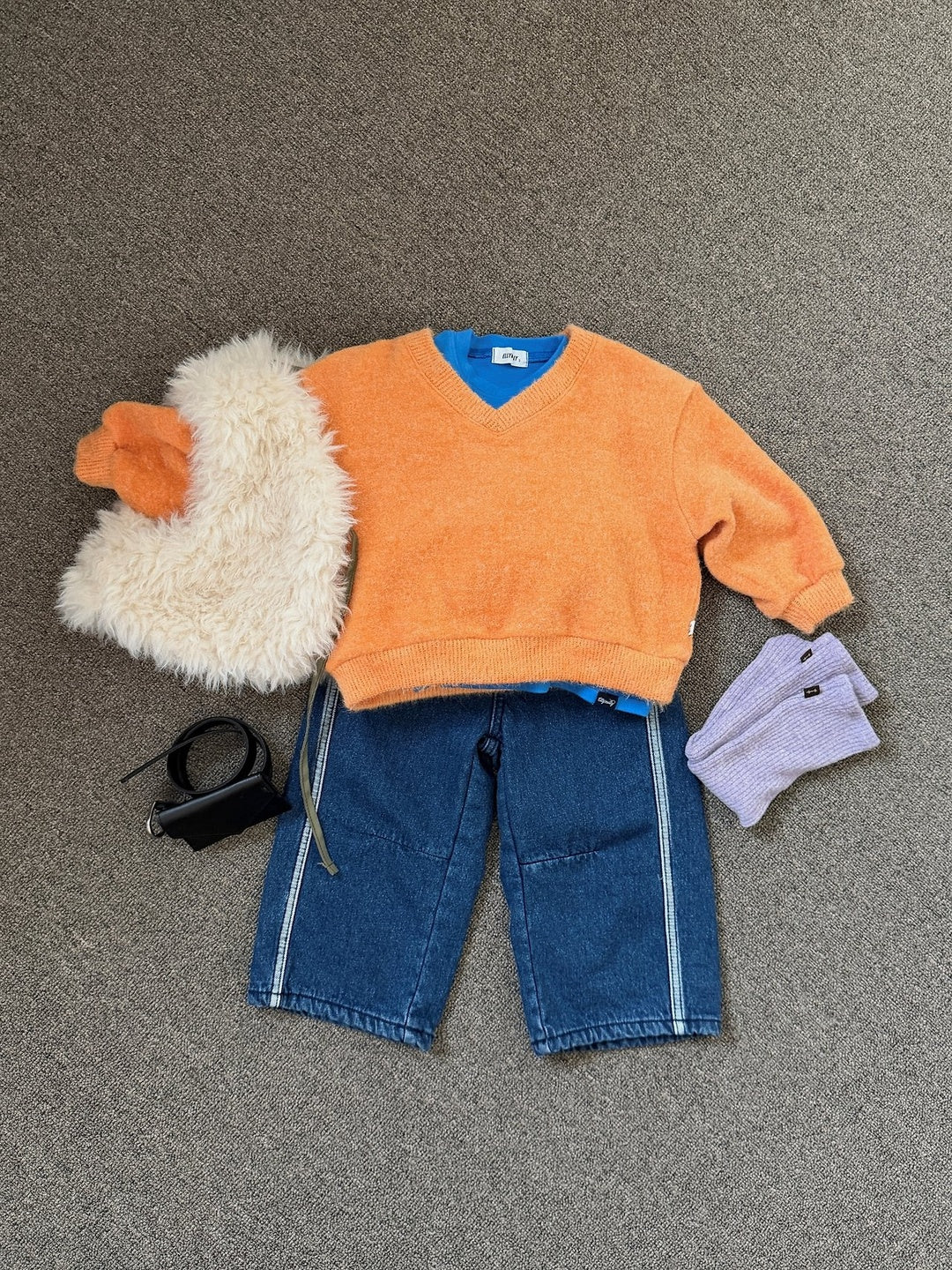 [ELLY MOLLY] Monde peach tee