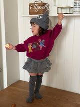[ELLY MOLLY] Dot rib socks
