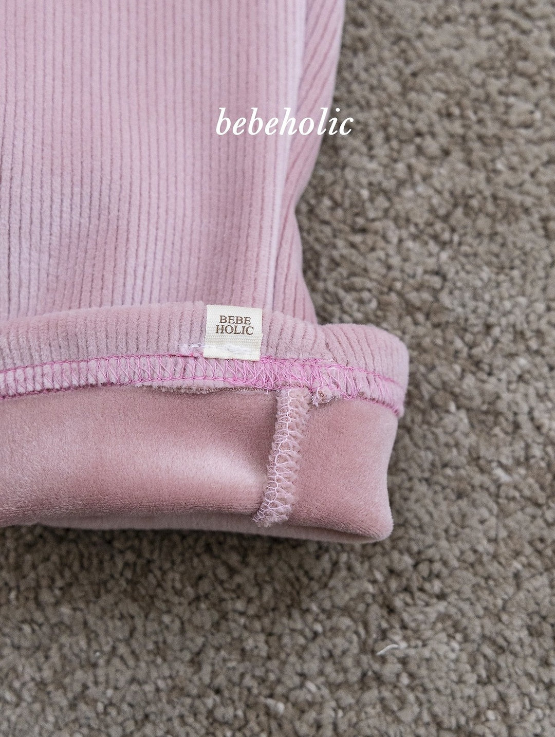 [bebeholic] Basil rib flare pants