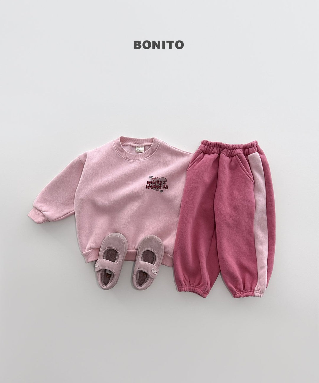 [BONITO] Side color block jogger pants