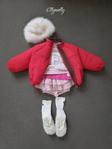 [ELLY MOLLY] Snow crepe jumper