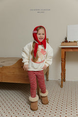 [Melikey] Rudolf stripe leggings