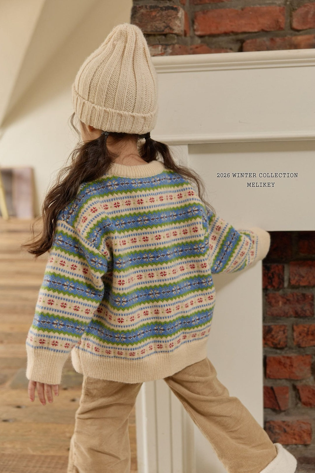 [Melikey] Vintage indian knit