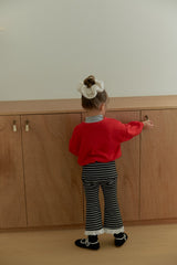 [berryberry] Cozy stripe skirt leggings