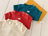[valubebe] Solid half neck tee