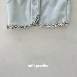 [milk powder] Warm fleece vest
