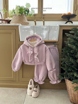 [Melikey] Juju frill hood zip-up