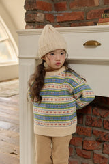 [Melikey] Vintage indian knit