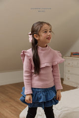[Melikey] Cape frill tee