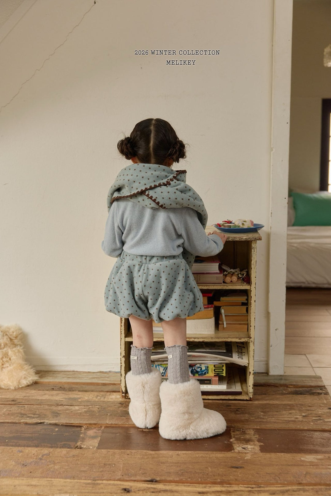 [Melikey] Cable long socks