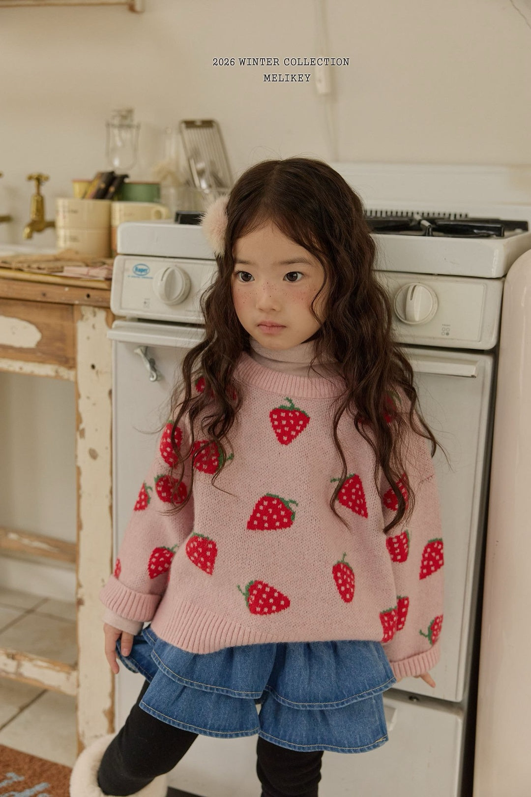 [Melikey] Strawberry knit