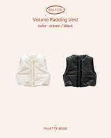[PALETTE BEIGE] Volume padded vest