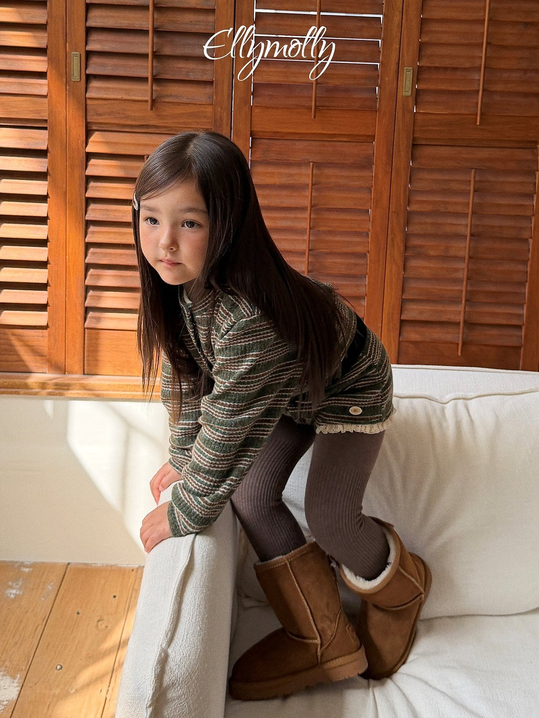 [ELLY MOLLY] Hus stripe knickers