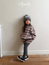 [ELLY MOLLY] Globe knit mtm