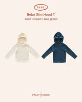 [PALETTE BEIGE] Bebe slim hood tee