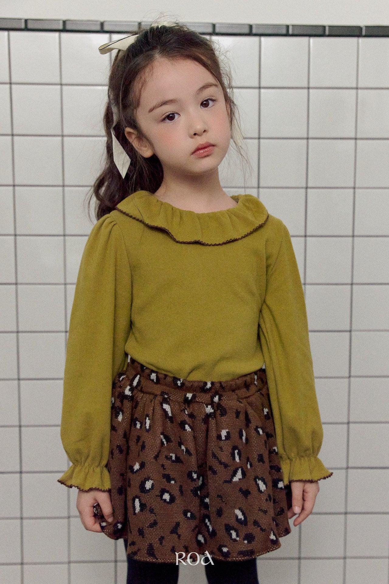 [ROA] Flat puff collar tops