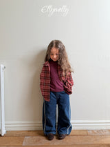 [ELLY MOLLY] Line week denim pants