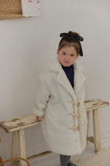 [berryberry] Fluffy toggle coat