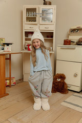 [Melikey] Bear illustration jogger pants