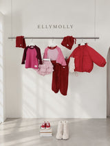 [ELLY MOLLY] Snow crepe jumper