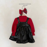 [Melikey] Knit rib puff tee