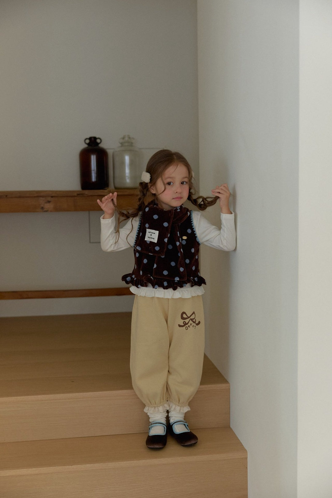 [berryberry] Ribbon butter pants