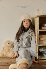 [Melikey] Juju frill hood zip-up