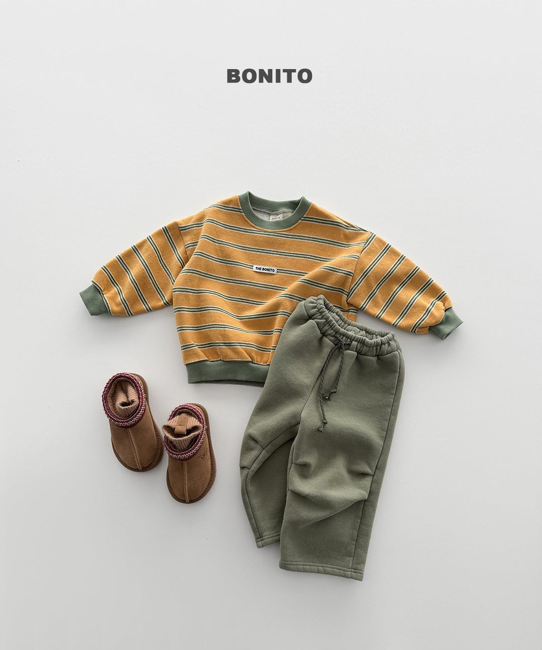 [BONITO] Knee tuck straight pants