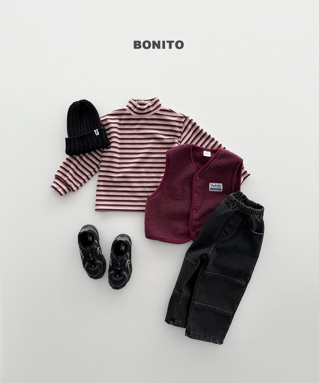 [BONITO] Mongle boa vest