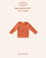 [PALETTE BEIGE] Basic placket tee