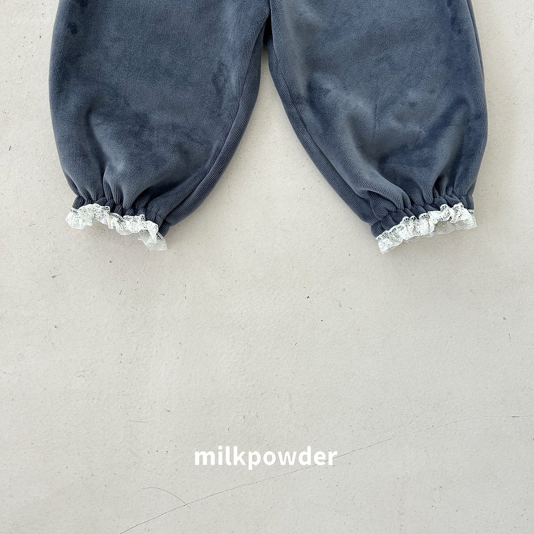 [milk powder] Pudding lace pants