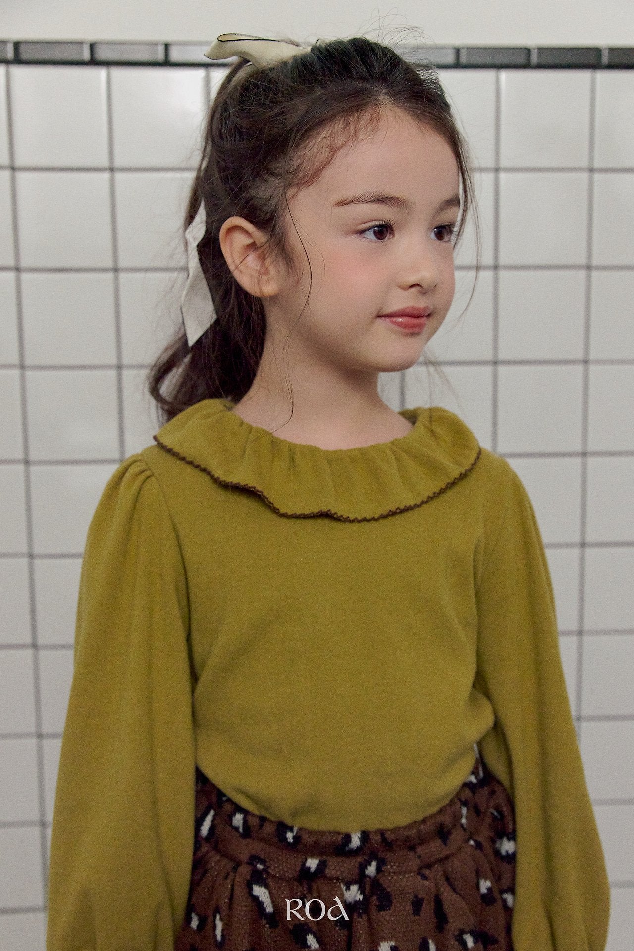 [ROA] Flat puff collar tops