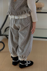 [berryberry] Soft span frill tee