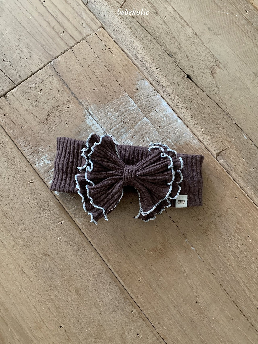 [bebeholic] Caramel ribbon hairband