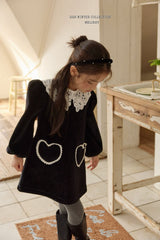 [Melikey] Double heart one-piece
