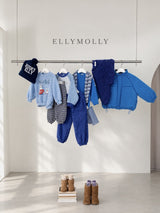 [ELLY MOLLY] Snow crepe jumper