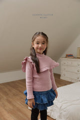 [Melikey] Cape frill tee