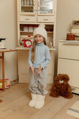 [Melikey] Bear illustration jogger pants