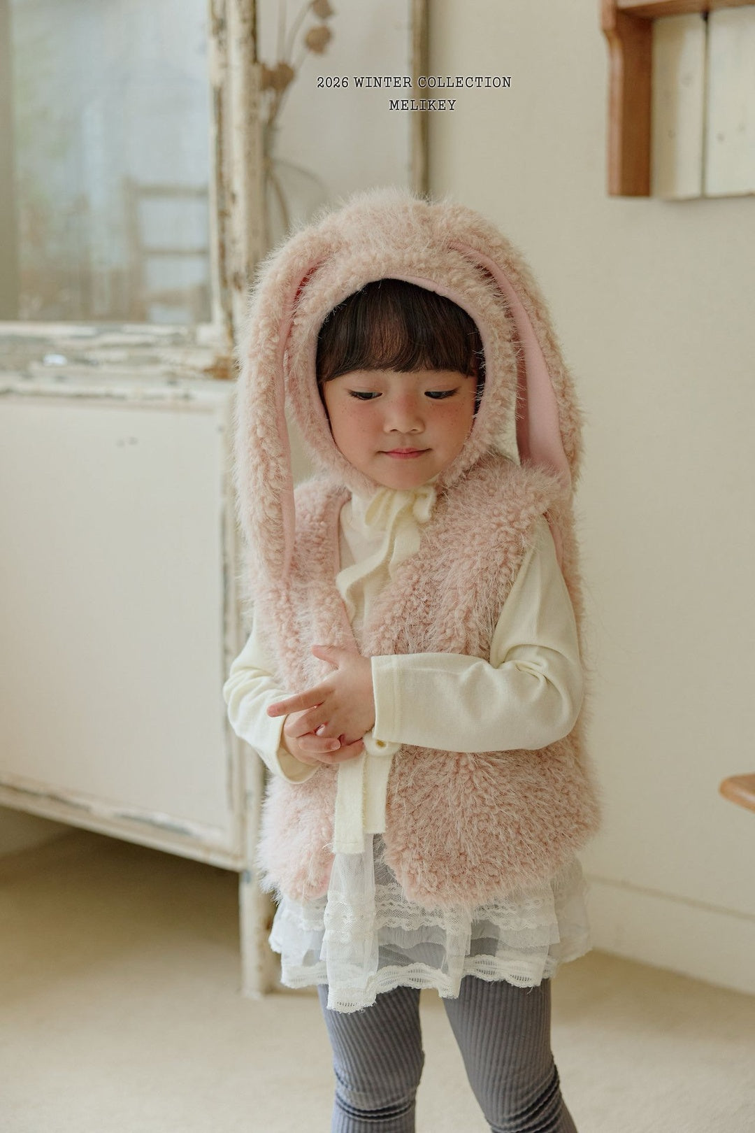 [Melikey] Rabbit fur hat