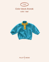 [PALETTE BEIGE] Color block anorak