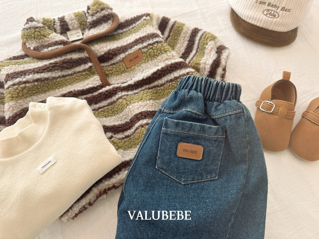 [valubebe] Warm denim pants