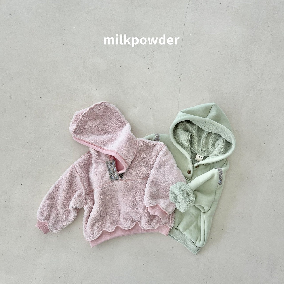 [milk powder] Melona hood tee