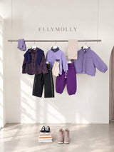 [ELLY MOLLY] Snow crepe jumper