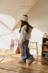 [Melikey] Twill velvet denim pants