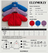 [ELLY MOLLY] Snow crepe jumper