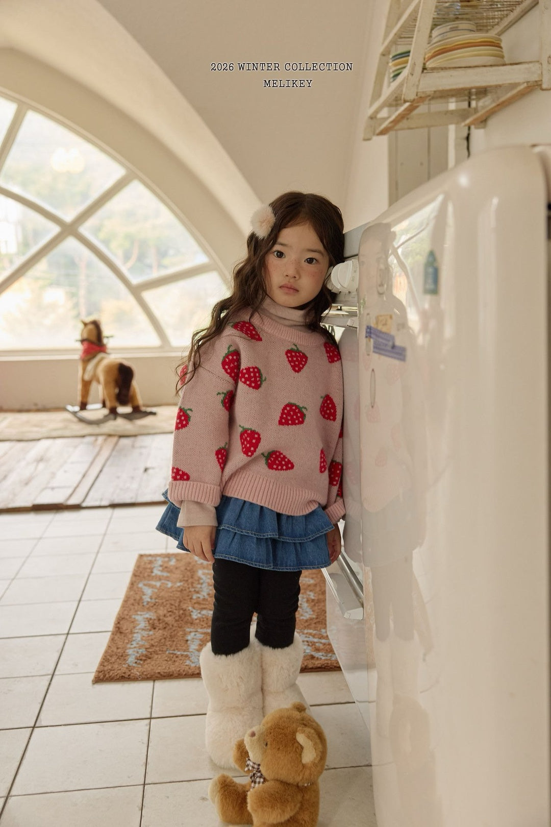 [Melikey] Strawberry knit