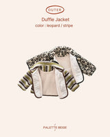[PALETTE BEIGE] Duffle jacket