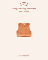 [PALETTE BEIGE] Mango banding sleeveless